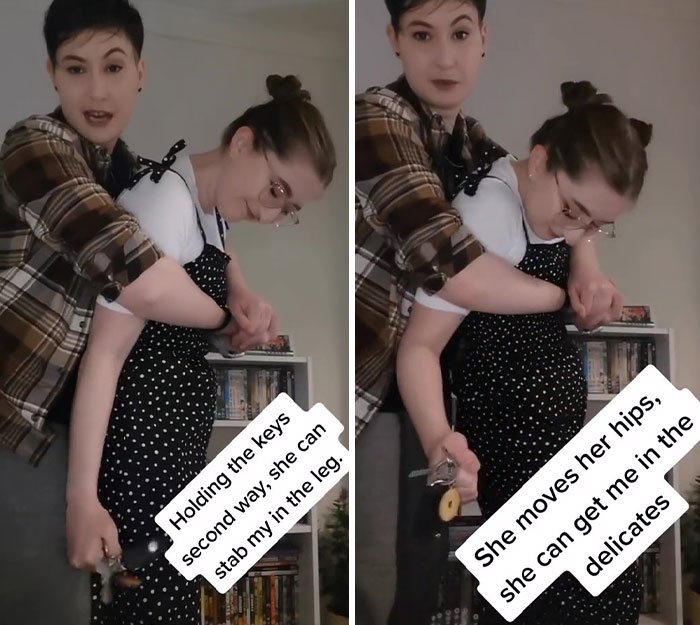 Woman Says Many People Hold Keys For Self-Defense Wrong, Teaches The Right Way