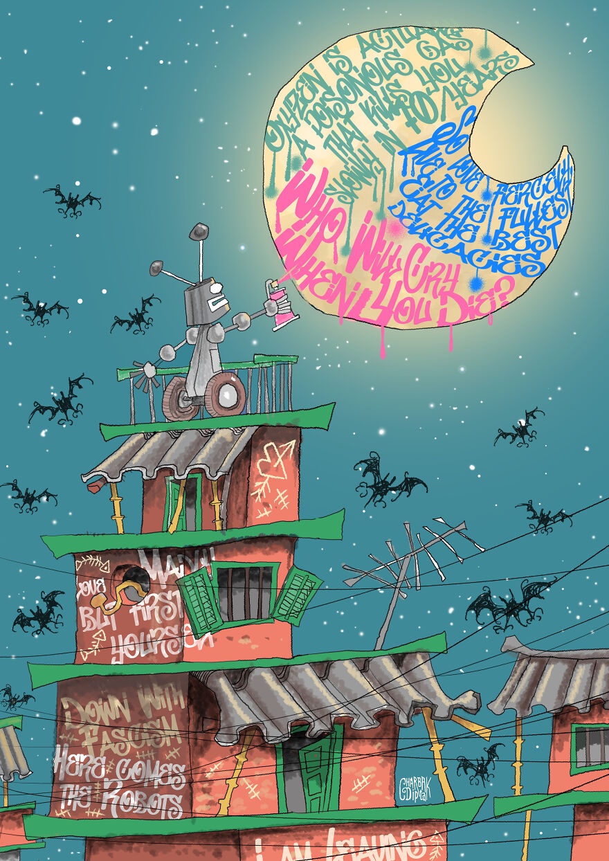 My Robot Illustration Series (10 Pics)