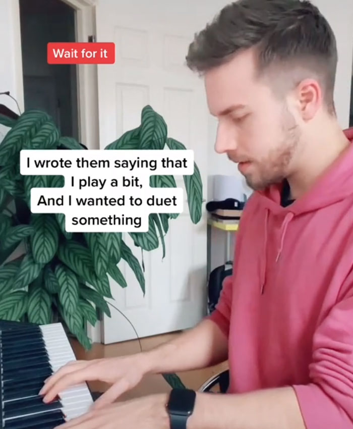 Man Goes Viral With 1.7M Views After Filming Himself Playing Piano Duets With A Mystery Neighbor On The Other Side Of The Wall Man Goes Viral With 1.7M Views After Filming Himself Playing Piano Duets With A Mystery Neighbor On The Other Side Of The Wall