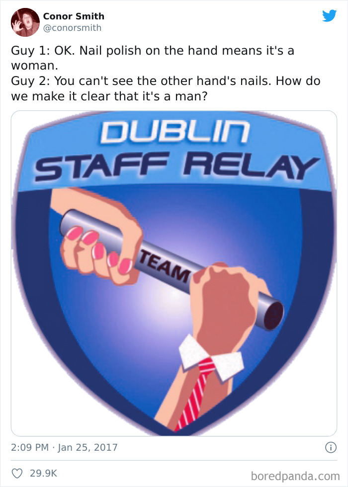 Should Have Given The Woman's Hand A Dress As Well Just To Make Sure