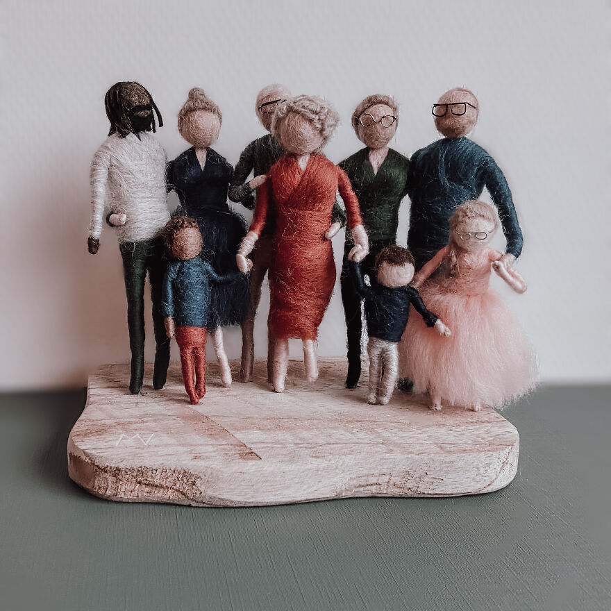 I Create Wool People For A Living