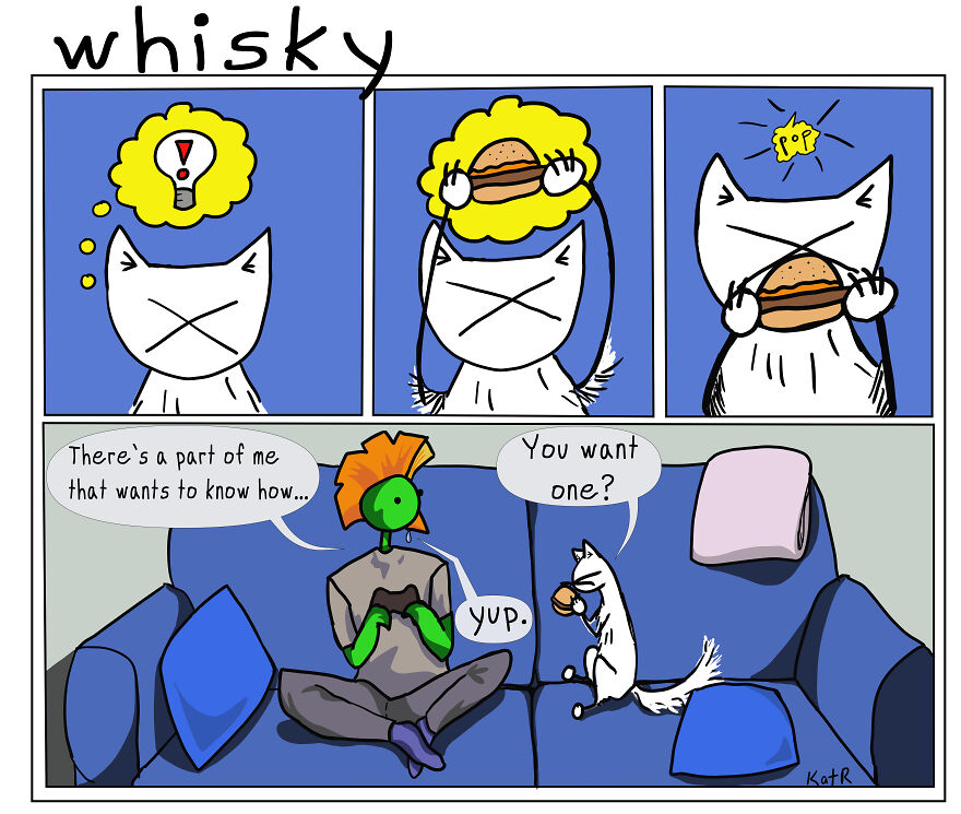 A Cartoon Cat Started Living In My Head And Made Some Demands.