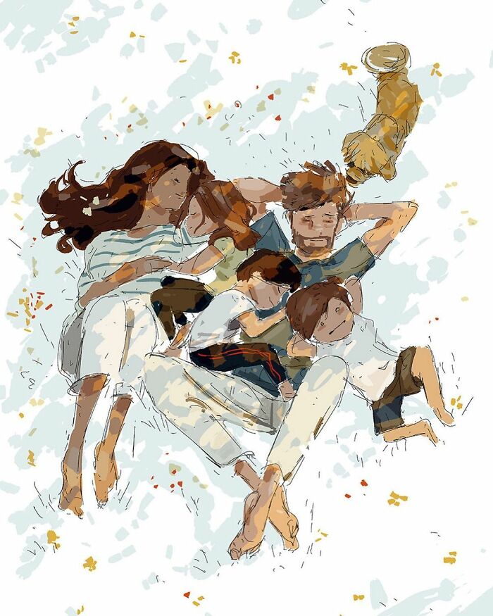 Artist Makes Adorable Illustrations That Capture The Tenderness Of Living With Those Who Do You Good (New Pics)