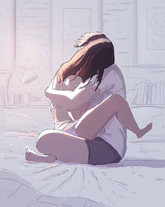 Artist Makes Adorable Illustrations That Capture The Tenderness Of Living With Those Who Do You Good (New Pics)