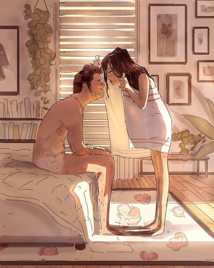 Artist Makes Adorable Illustrations That Capture The Tenderness Of Living With Those Who Do You Good (New Pics)