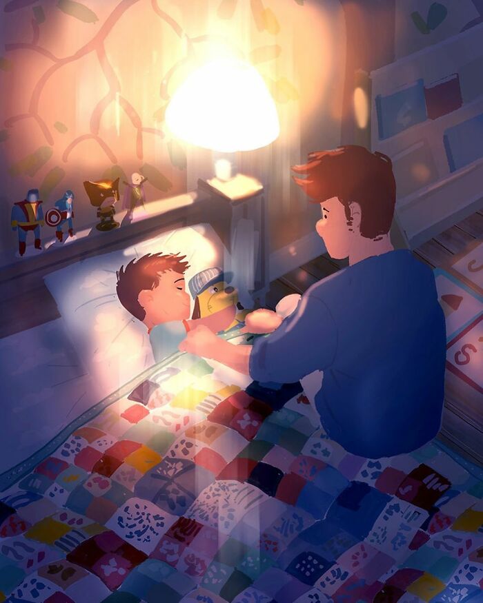 Artist Makes Adorable Illustrations That Capture The Tenderness Of Living With Those Who Do You Good (New Pics)