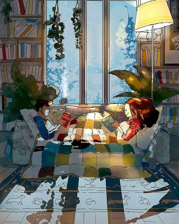 Artist Makes Adorable Illustrations That Capture The Tenderness Of Living With Those Who Do You Good (New Pics)