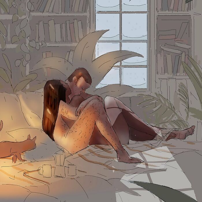 Artist Makes Adorable Illustrations That Capture The Tenderness Of Living With Those Who Do You Good (New Pics)