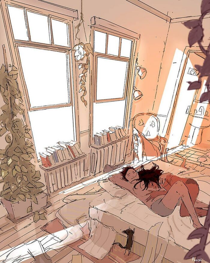 Artist Makes Adorable Illustrations That Capture The Tenderness Of Living With Those Who Do You Good (New Pics)