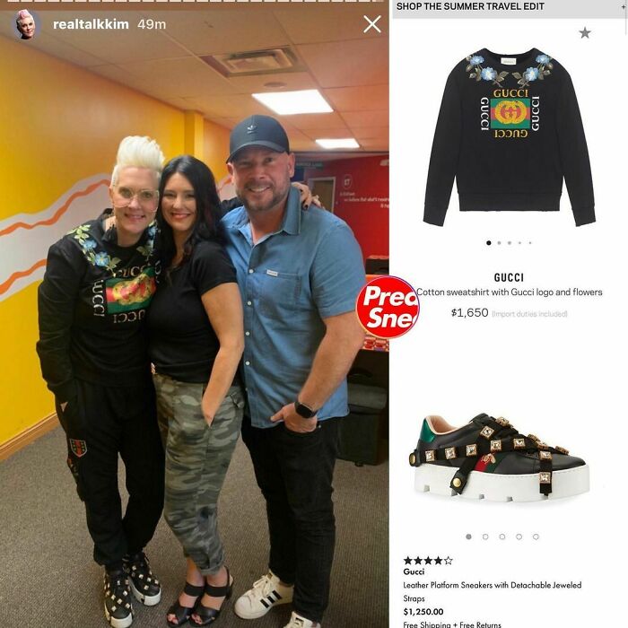 Bad And Boujee? More Like God And Gucci With Pastor And “Preachers Of Atlanta” Cast Member, Realtalkkim. Gucci Combo, $1,650 & 1,250