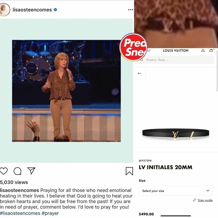 “Your Lv Never Fails”. Lv Belt, $490