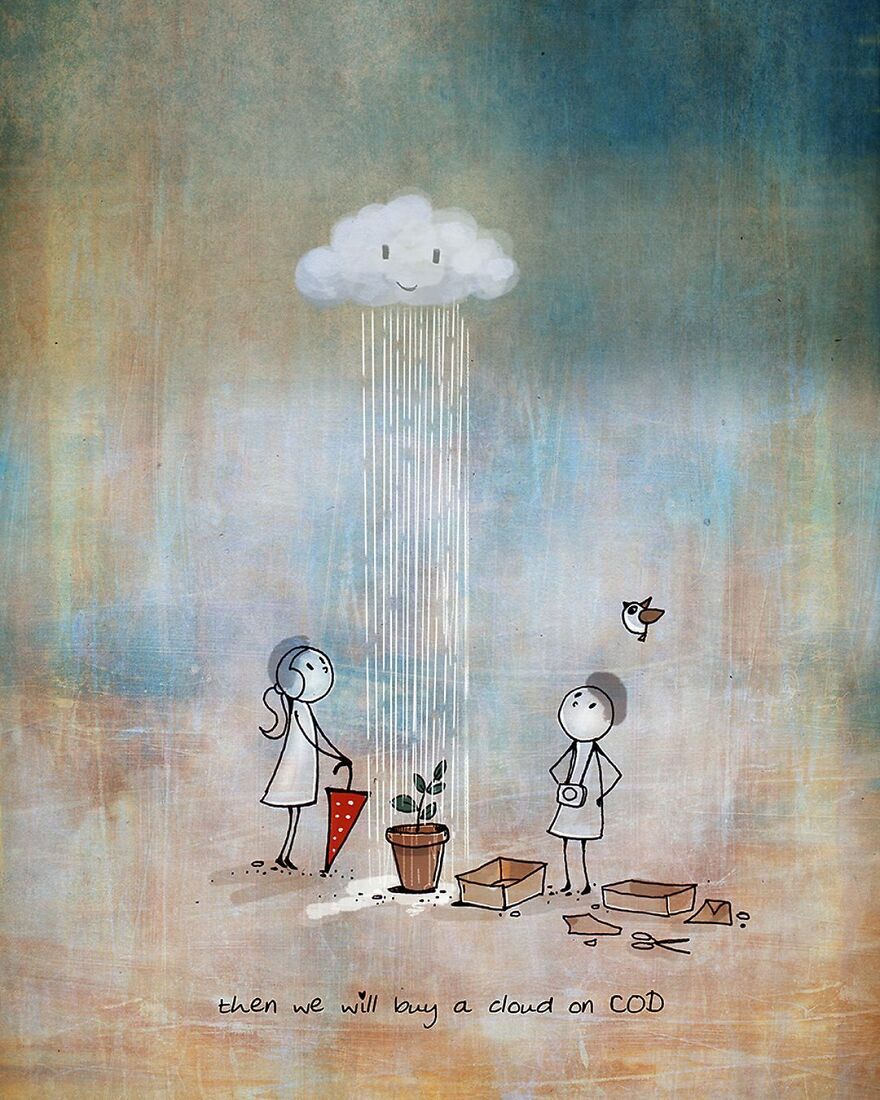 Indian Artist Make Beautiful Surreal Illustrations About Love And Life