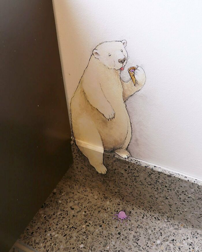 Artist Manages To Extract Life From The Streets And Walls In An Improvised And Joyful Way (New Pics)