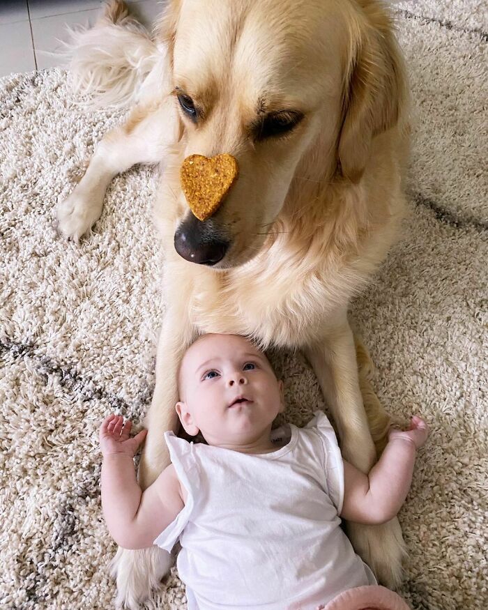 2.5 Seconds Before Macy Had A Dribble Bath Courtesy Of Myself