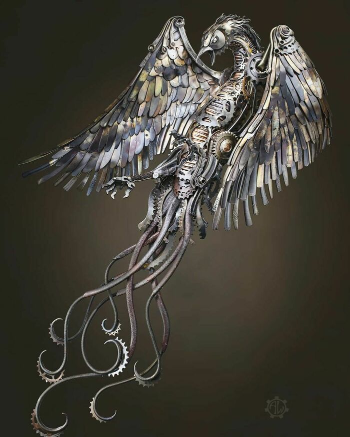 Artist Finds In The Trash His Inspiration For Making Amazing Sculptures