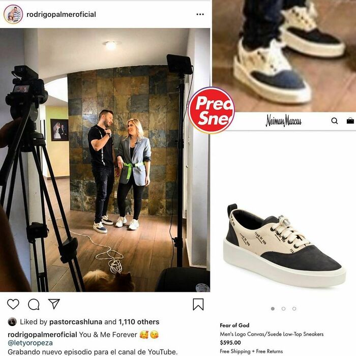 Pastor Rodrigo Palmer Stayin Completely Suede In The Spirit. Fear Of God Sneakers, $595