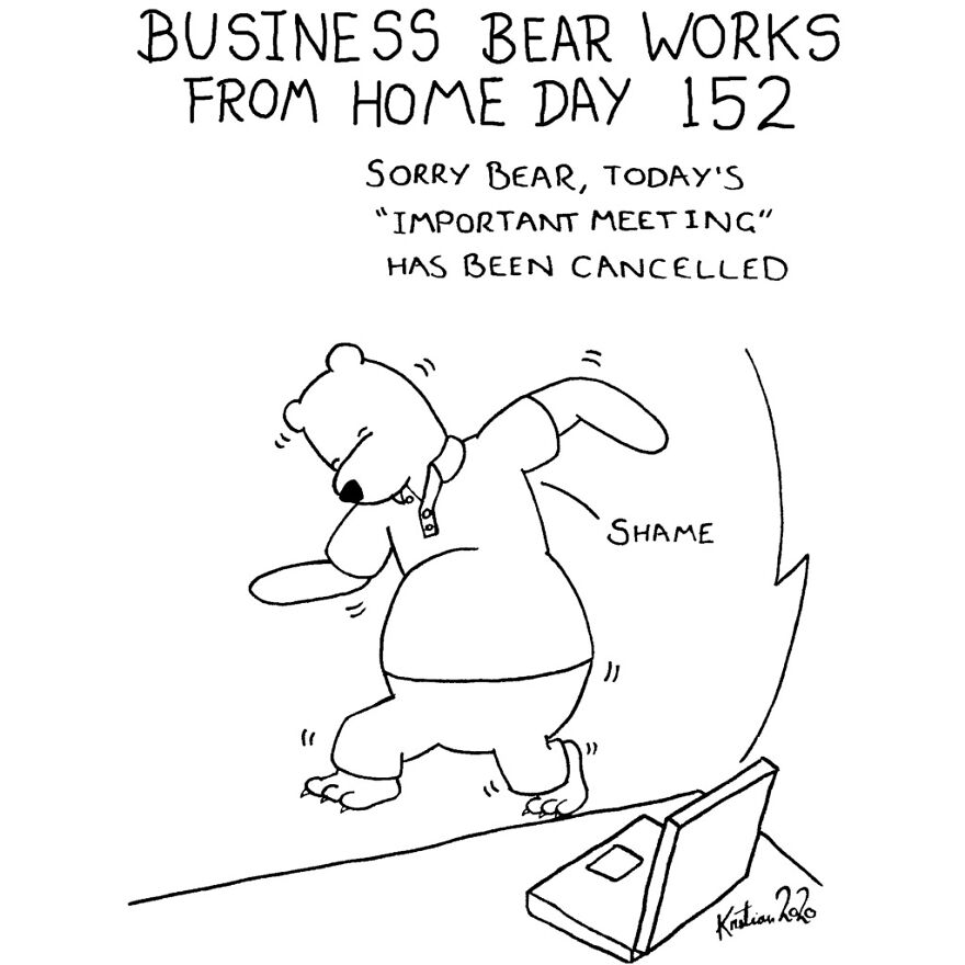 I've Spent The Last Year Drawing A Comic About Working From Home (10 Comics)