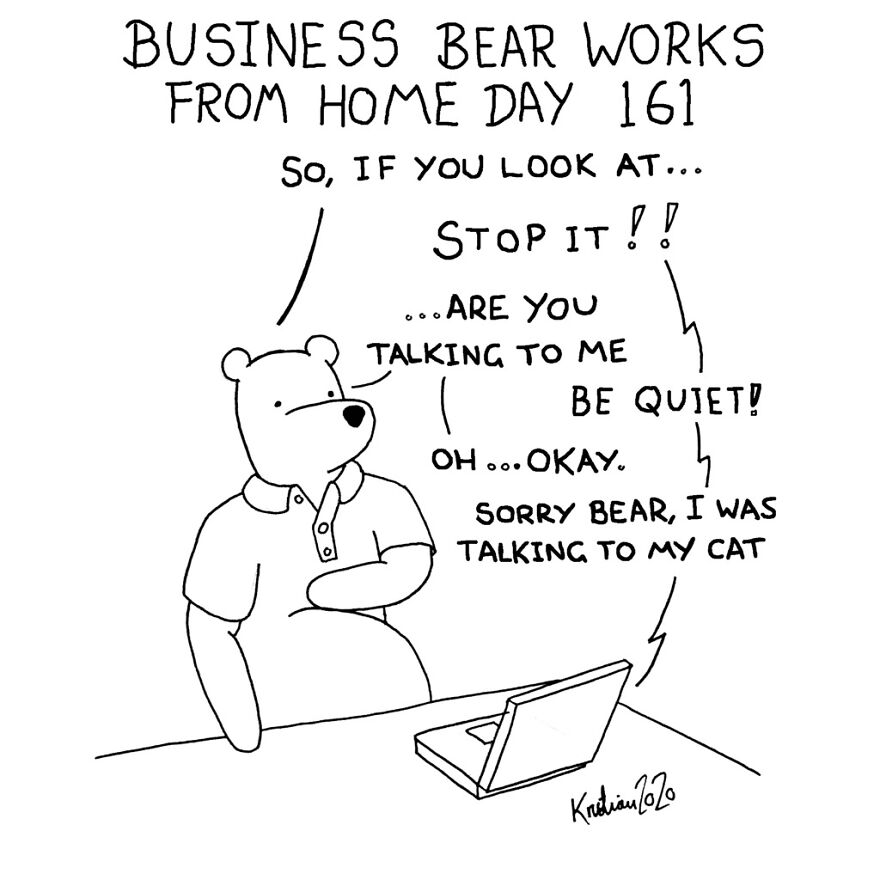 I've Spent The Last Year Drawing A Comic About Working From Home (10 Comics)