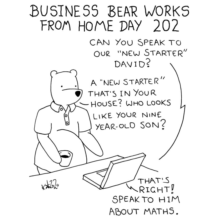 I've Spent The Last Year Drawing A Comic About Working From Home (10 Comics)