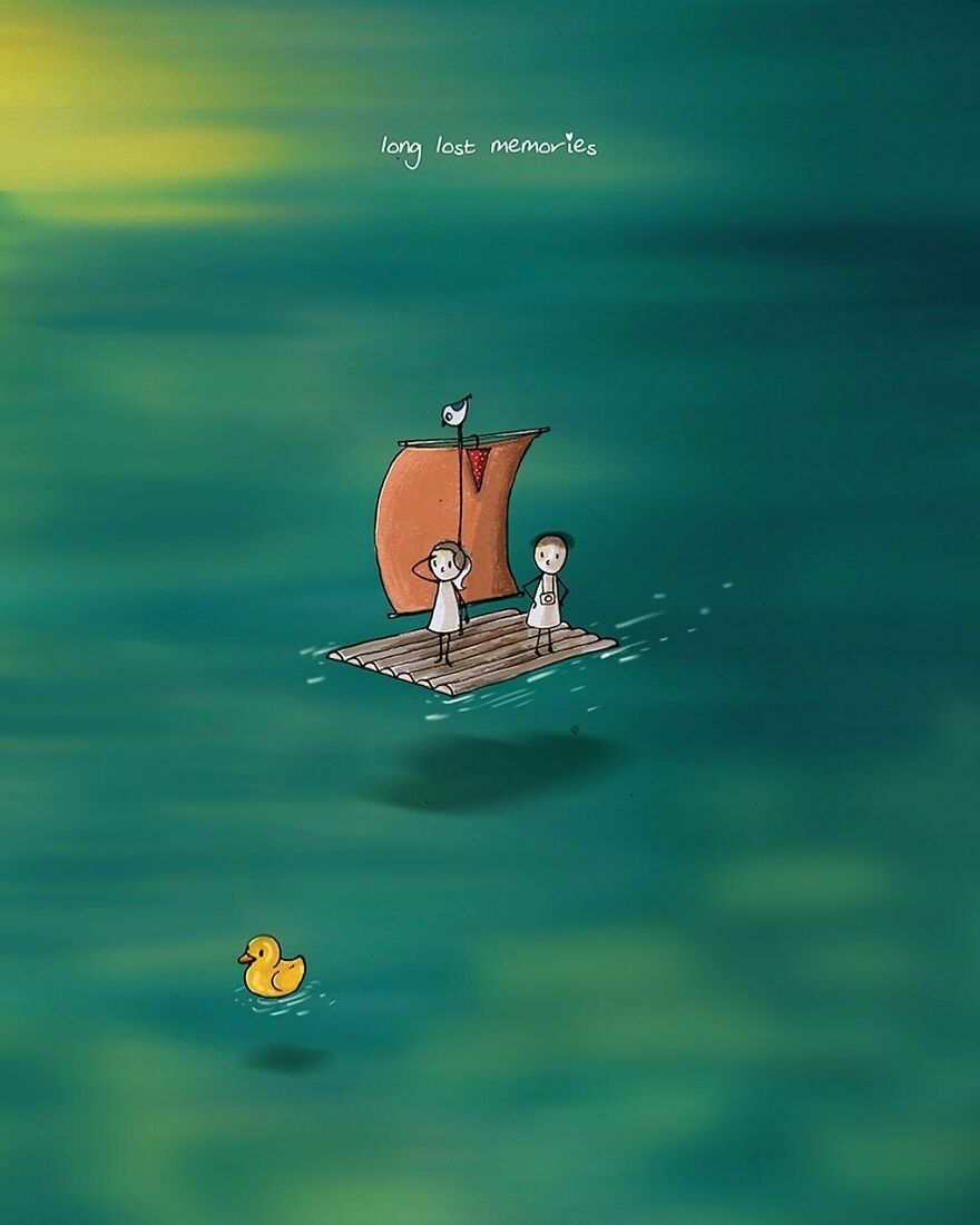 Indian Artist Make Beautiful Surreal Illustrations About Love And Life