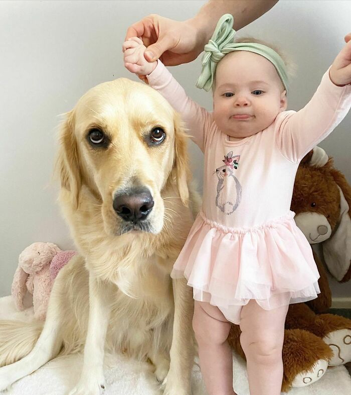 Macy Has Learnt To Make Fart Noises. This Is Me Getting In Trouble For Encouraging Her And Macy Not Giving A Damn