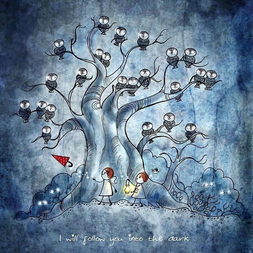 Indian Artist Make Beautiful Surreal Illustrations About Love And Life