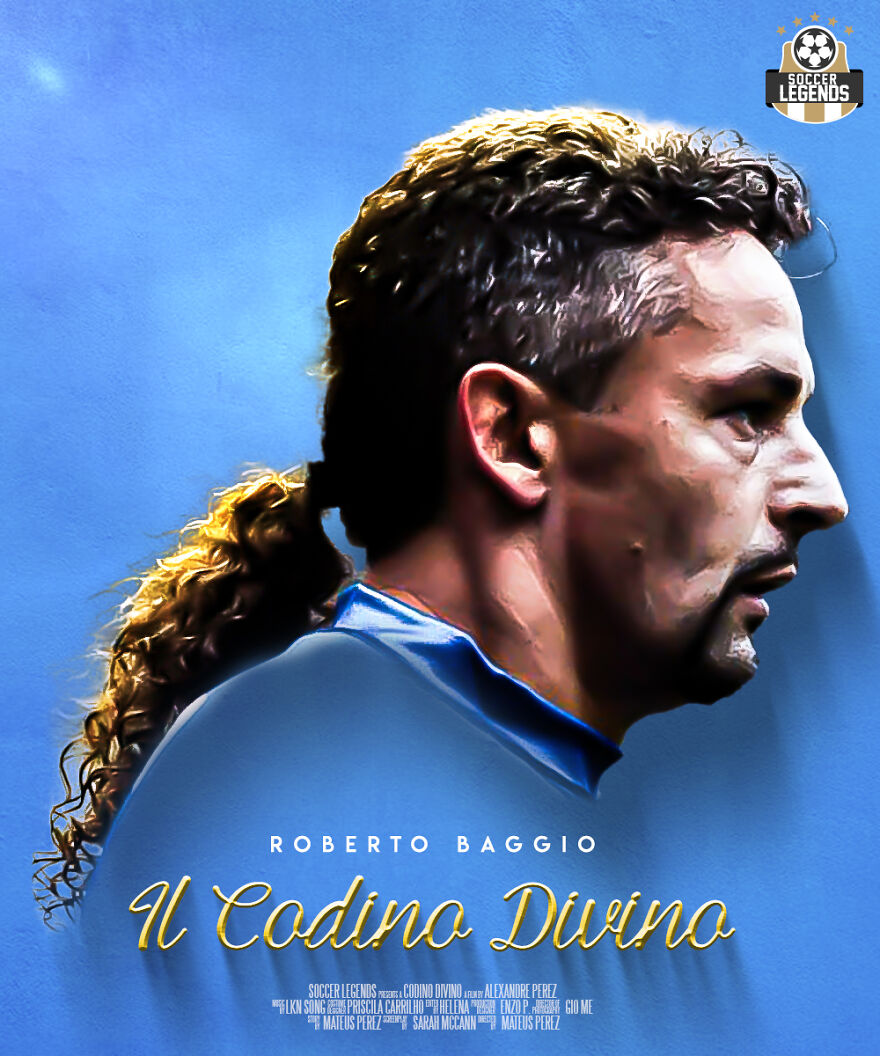 I Created 40 Posters For Legendary Soccer Players