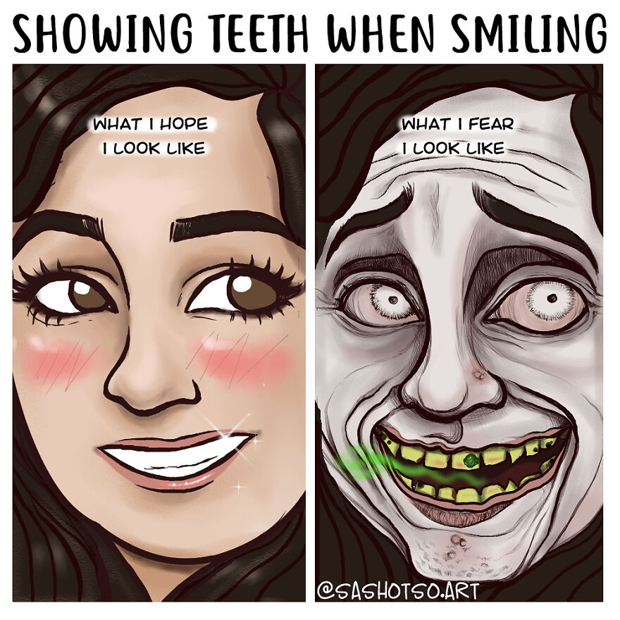 Funny-Comics-Everyday-Life-Relationships-Girl-Problems-Sasha-Tsoysashotso-Art