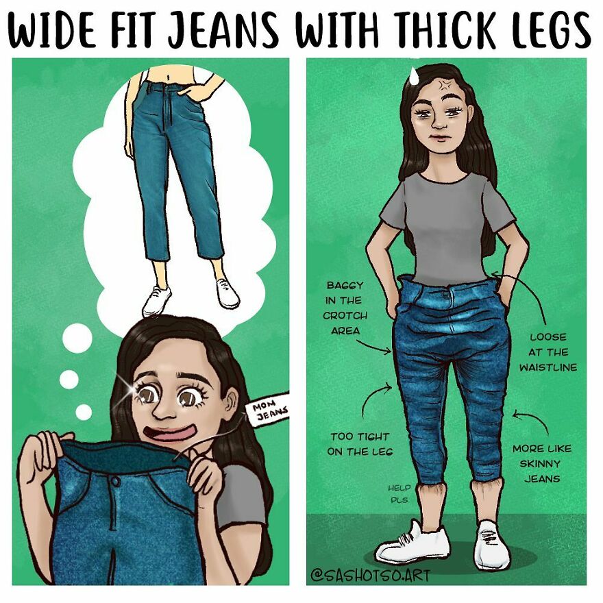 Funny-Comics-Everyday-Life-Relationships-Girl-Problems-Sasha-Tsoysashotso-Art