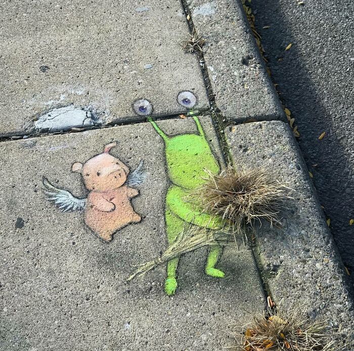 Artist Manages To Extract Life From The Streets And Walls In An Improvised And Joyful Way (New Pics)