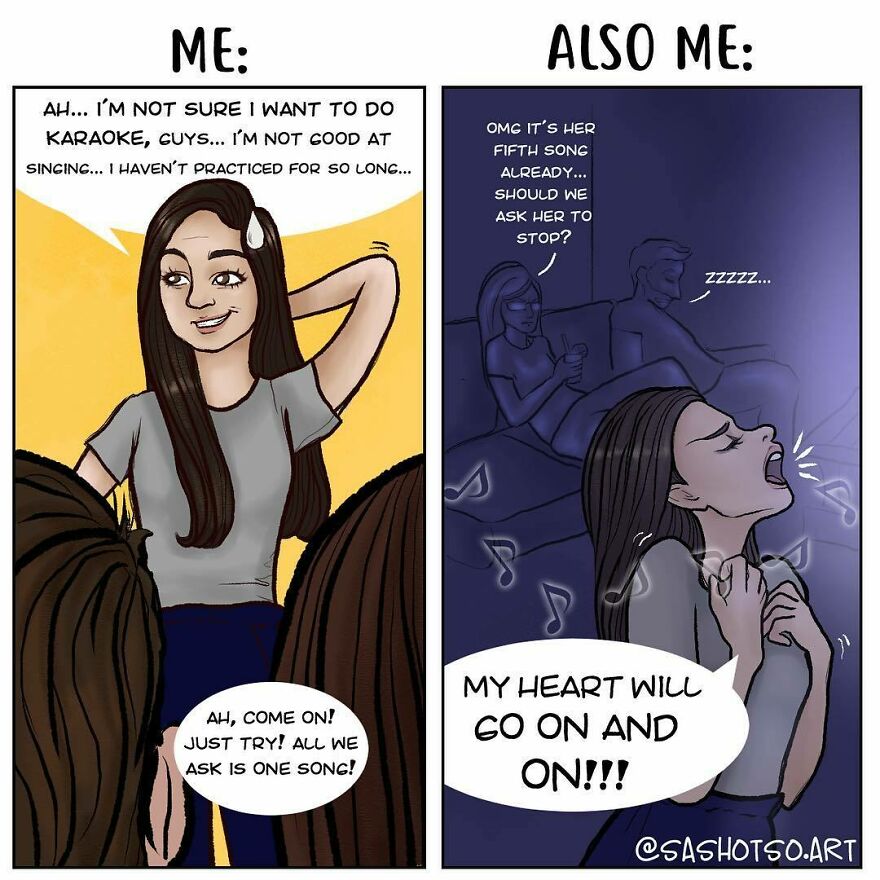 Funny-Comics-Everyday-Life-Relationships-Girl-Problems-Sasha-Tsoysashotso-Art