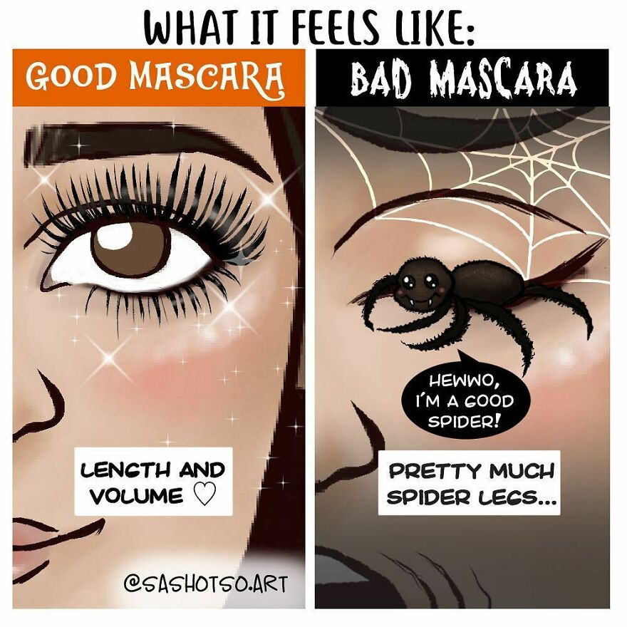 Funny-Comics-Everyday-Life-Relationships-Girl-Problems-Sasha-Tsoysashotso-Art