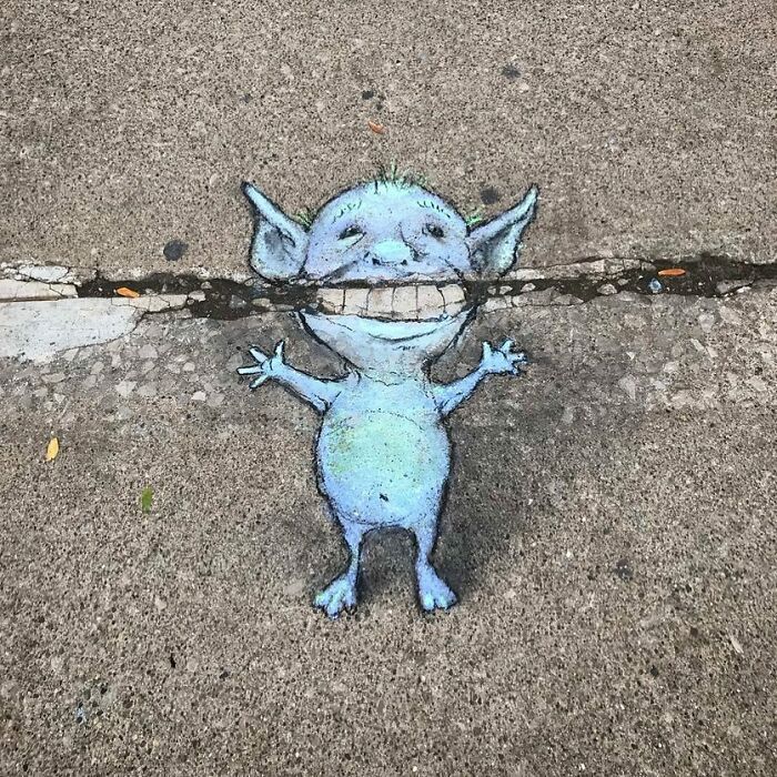 Artist Manages To Extract Life From The Streets And Walls In An Improvised And Joyful Way (New Pics)