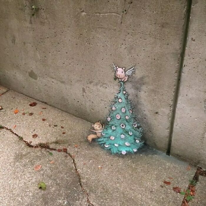 Artist Manages To Extract Life From The Streets And Walls In An Improvised And Joyful Way (New Pics)