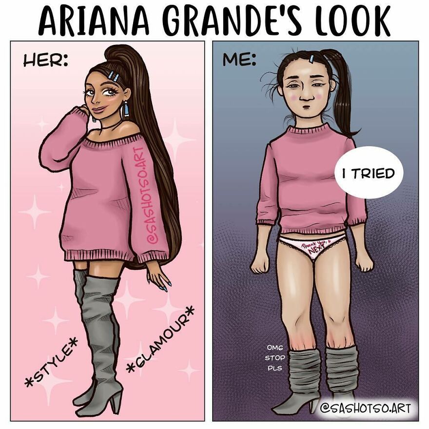 Funny-Comics-Everyday-Life-Relationships-Girl-Problems-Sasha-Tsoysashotso-Art