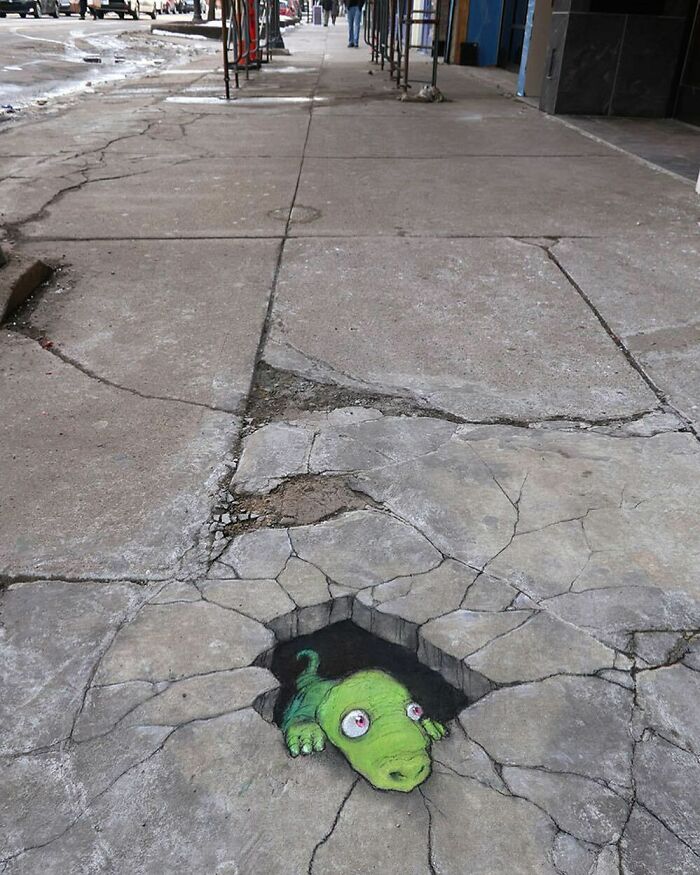 Artist Manages To Extract Life From The Streets And Walls In An Improvised And Joyful Way (New Pics)