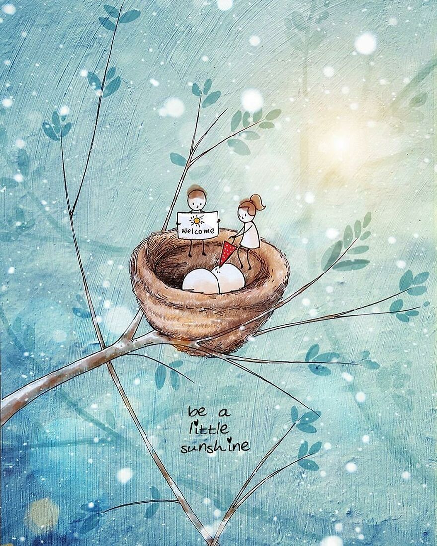 Indian Artist Make Beautiful Surreal Illustrations About Love And Life