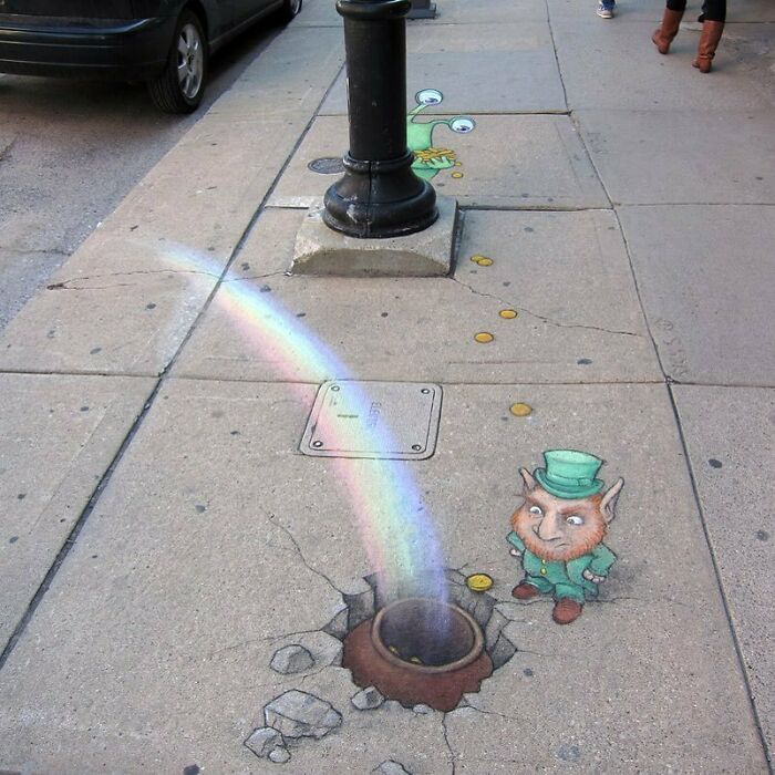 Artist Manages To Extract Life From The Streets And Walls In An Improvised And Joyful Way (New Pics)