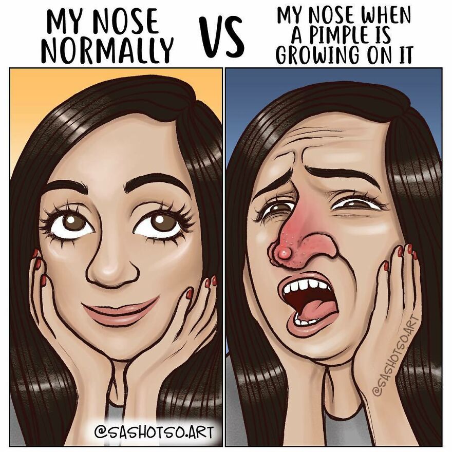 Funny-Comics-Everyday-Life-Relationships-Girl-Problems-Sasha-Tsoysashotso-Art