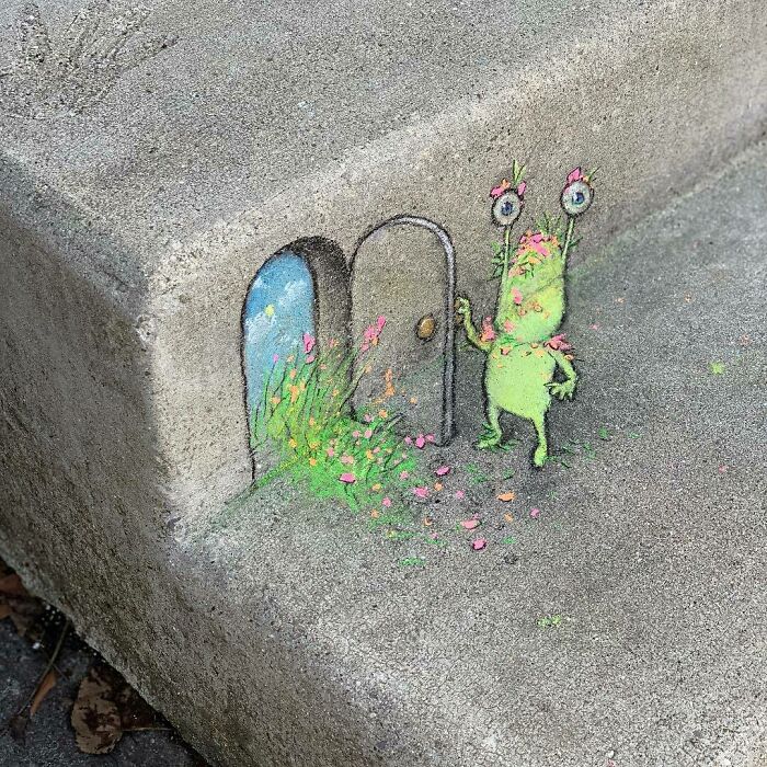 Artist Manages To Extract Life From The Streets And Walls In An Improvised And Joyful Way (New Pics)