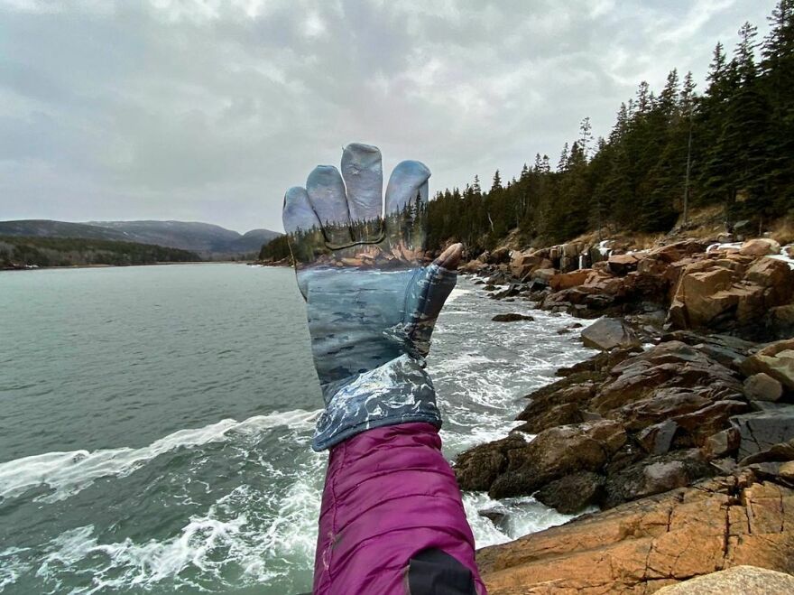 Naturalist Recycles Garbage From The National Park In Beautiful Landscape Paintings That Match The Landscape