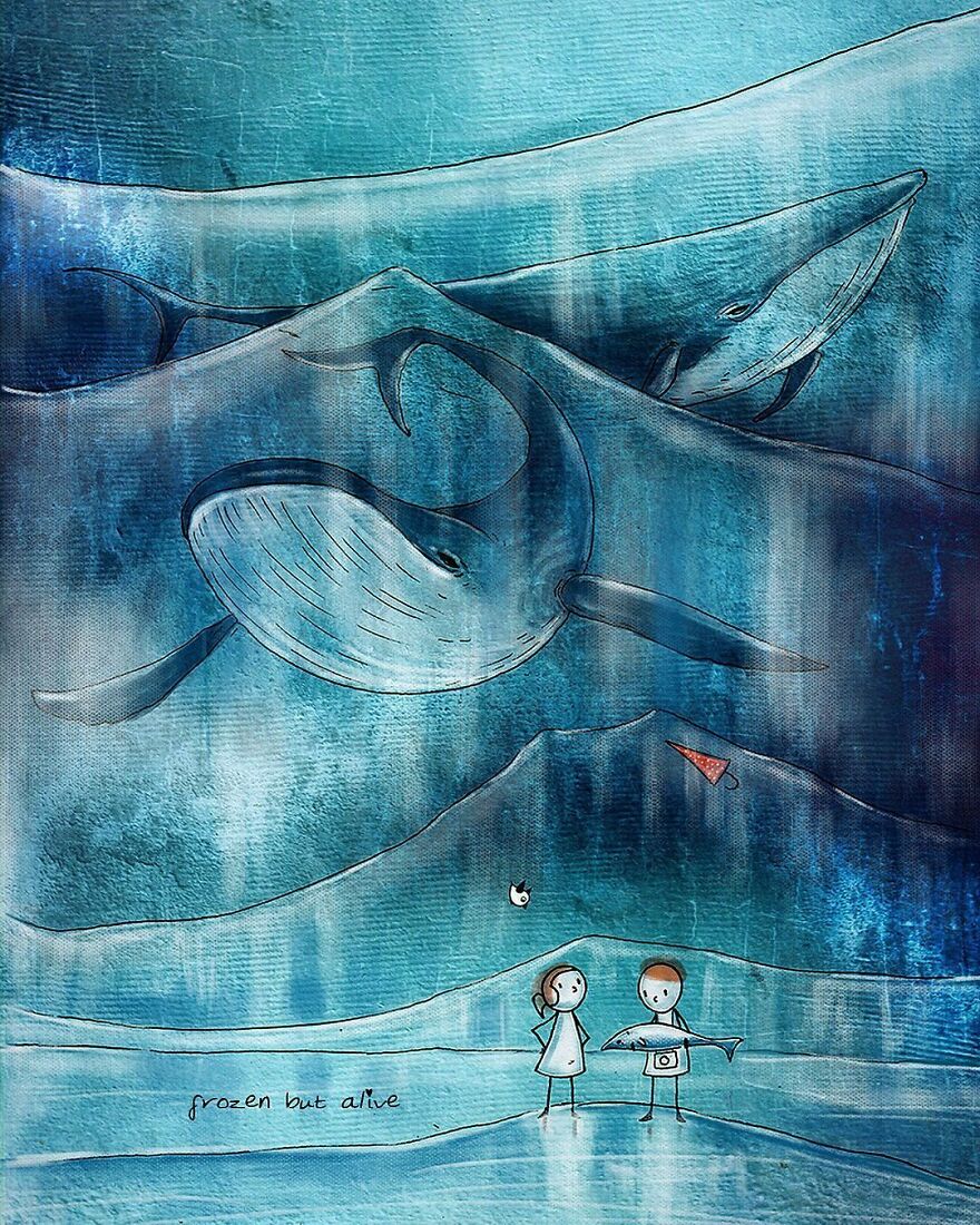 Indian Artist Make Beautiful Surreal Illustrations About Love And Life