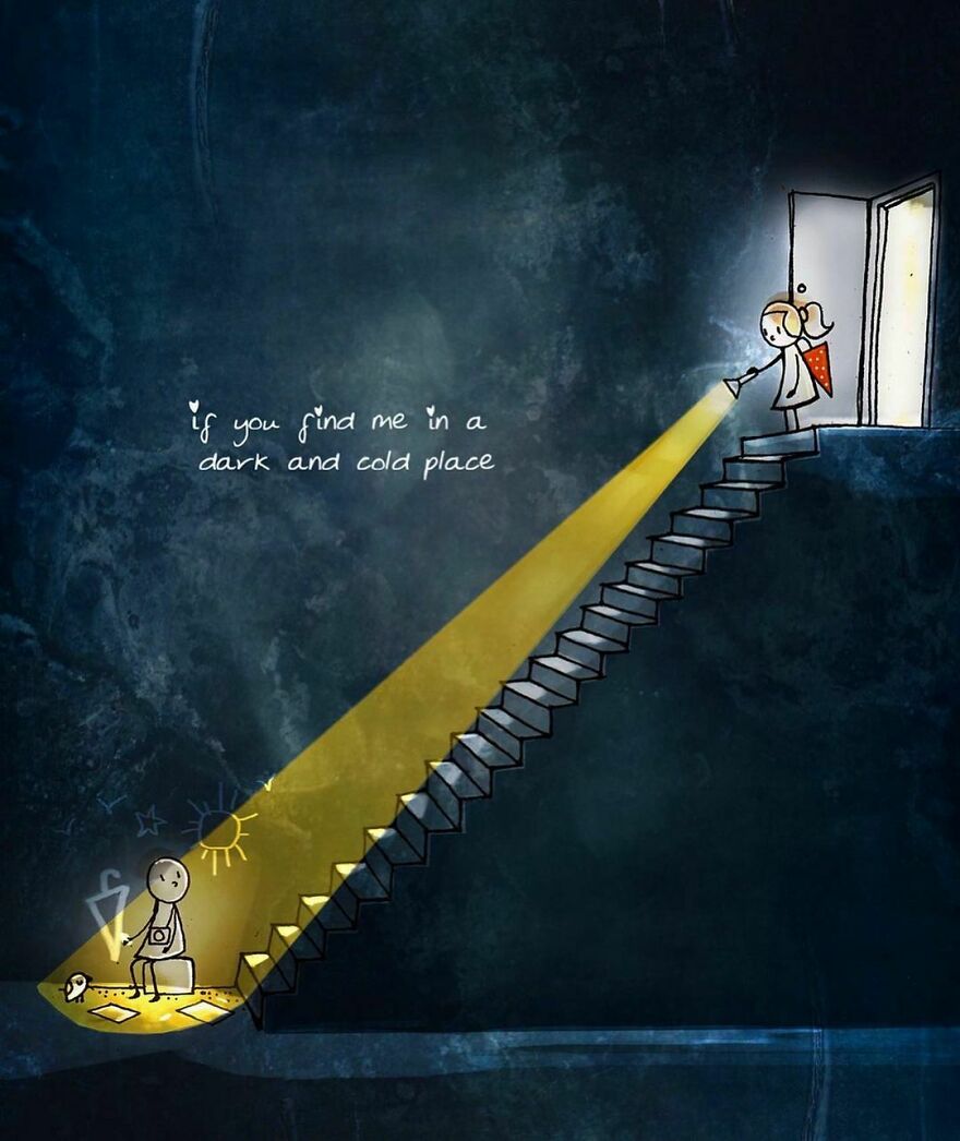 Indian Artist Make Beautiful Surreal Illustrations About Love And Life