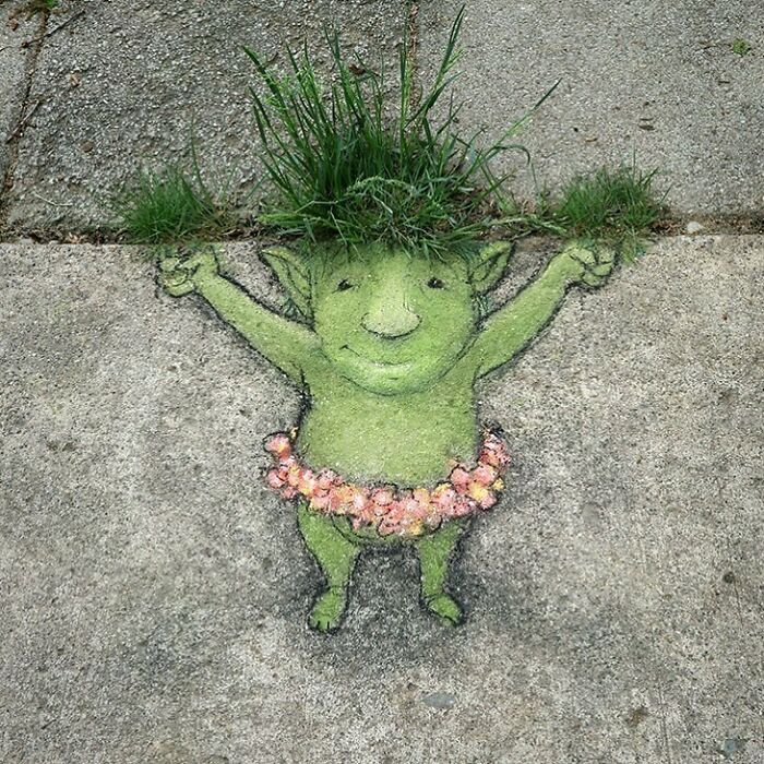 Artist Manages To Extract Life From The Streets And Walls In An Improvised And Joyful Way (New Pics)