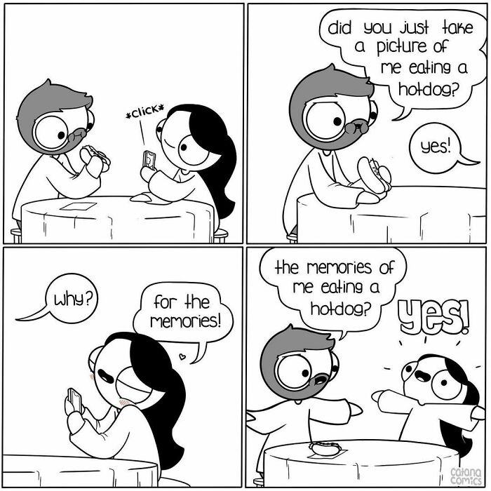 I Photograph Everything For The Mems 😇
#belatednationalhotdogday #comics