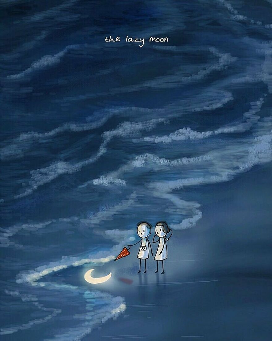 Indian Artist Make Beautiful Surreal Illustrations About Love And Life