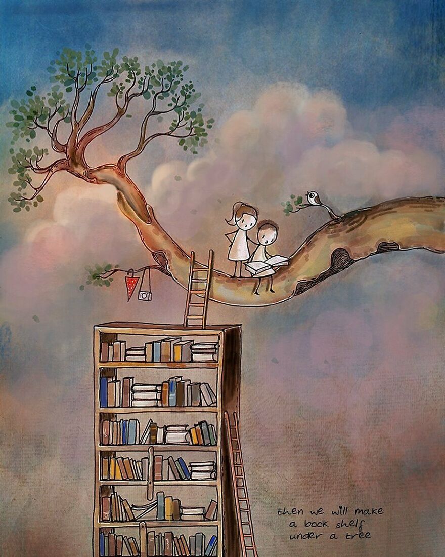 Indian Artist Make Beautiful Surreal Illustrations About Love And Life