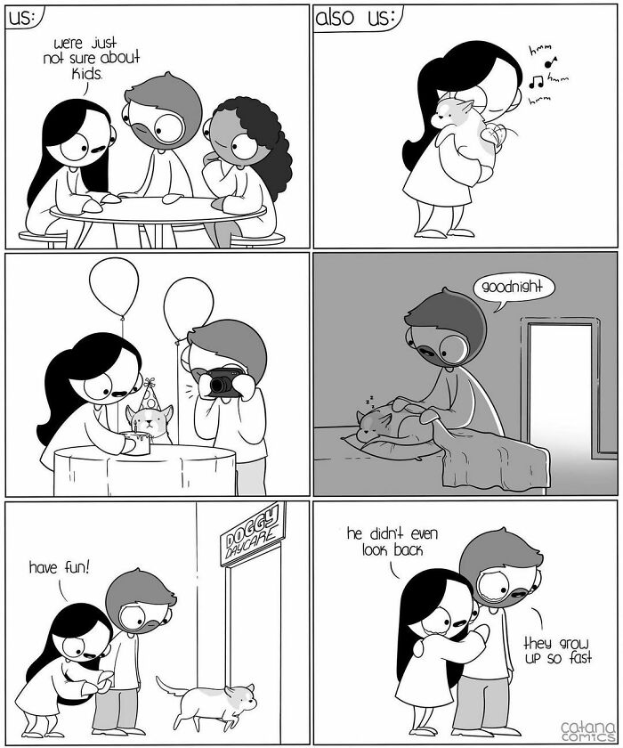 (Don’t Worry, We’re Very Aware That Having An Actual Kid Would Be Much Harder. But Still.)
#relationshipmemes #wholesomememes #rescuedogsofinstagram #dogart