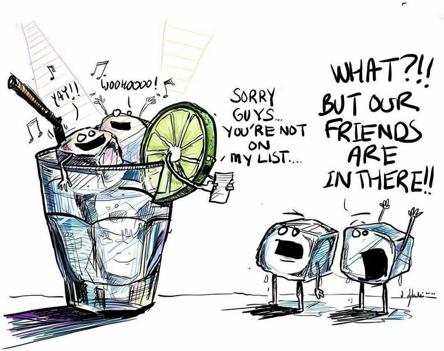 I Don’t Know About You, But Too Much Ice In My Drink Means The Party Is Full. 🧊 #thedailydunc