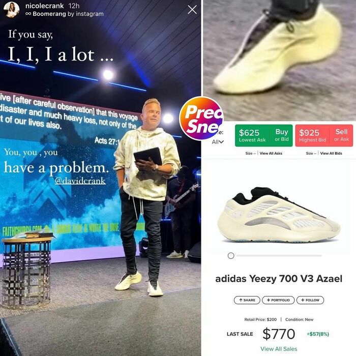 Preachers N Sneakers. Yeezy Sneakers, $770